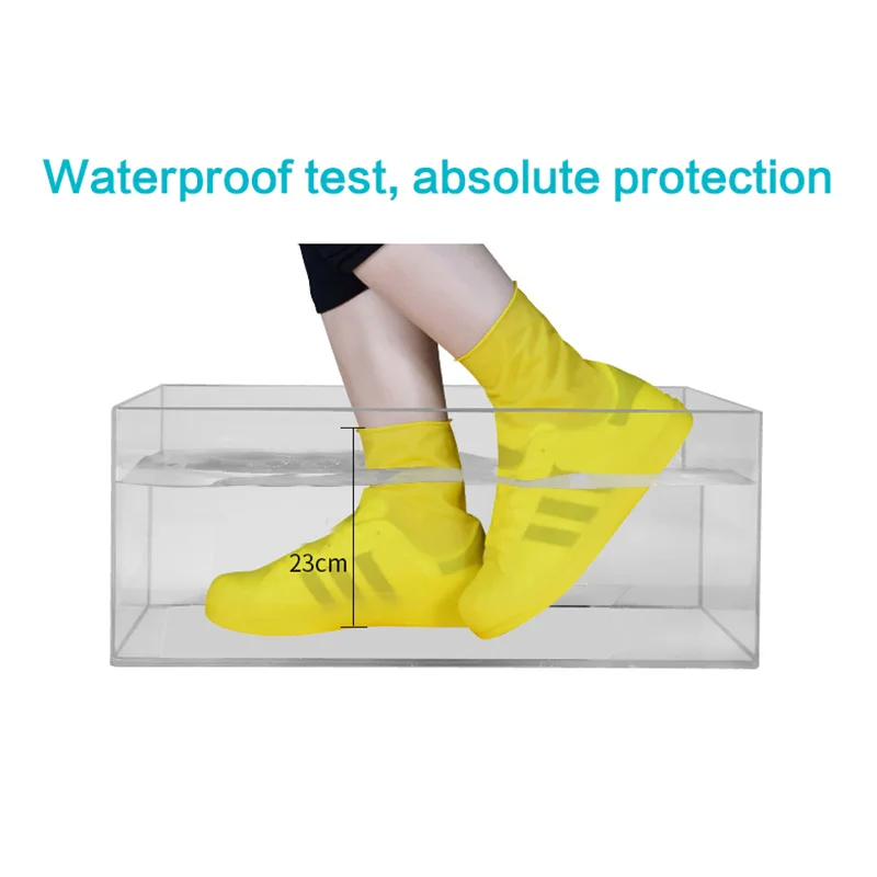 Shoe Covers Rubber Reusable Latex Waterproof 1 Pair