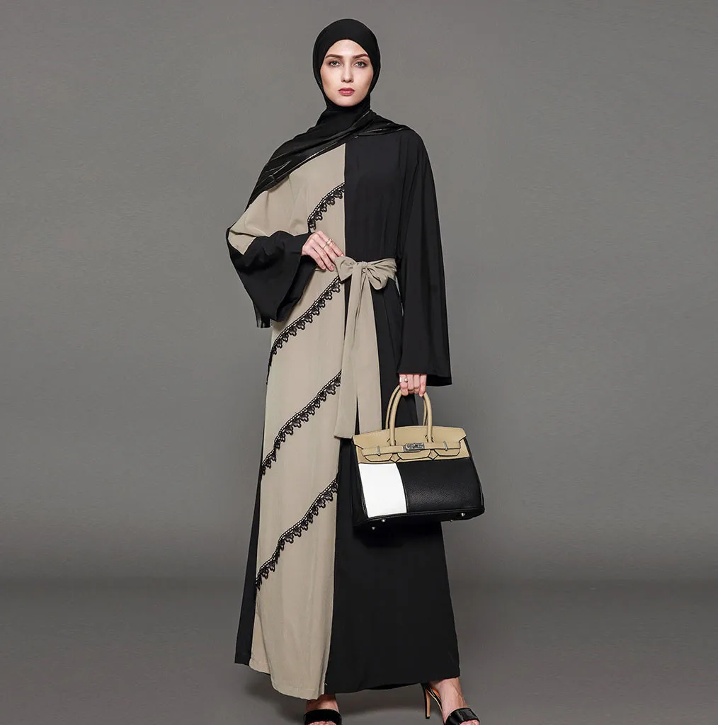 

abayas for women muslim long abaya beautiful muslim dresses Middle Eastern Long Dress Middle East Maxi Dress Bandage Kaftan T521