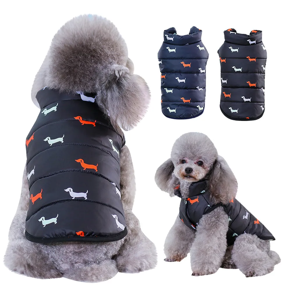 

Cat Dog Warm Vest Pet Supplies Clothes Winter Apparel Puppy Costume Pet Clothes For French Bulldog ubranka dla psa