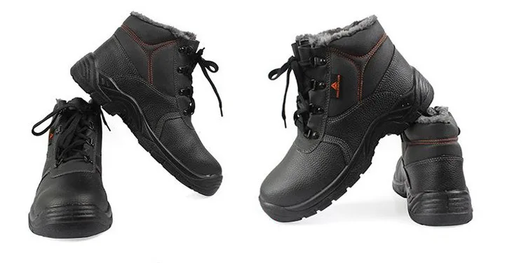 Deltaplus/301512 защитная обувь, бархатные теплые зимние рабочие ботинки, Антистатическая обувь с низкой температурой