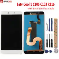 Leeco Letv Kühlen 1 C106 C103 R116 LCD Display + Touch Screen Neue Digitizer-bildschirm Glas Panel Für Letv Dual leeco Coolpad Cool1