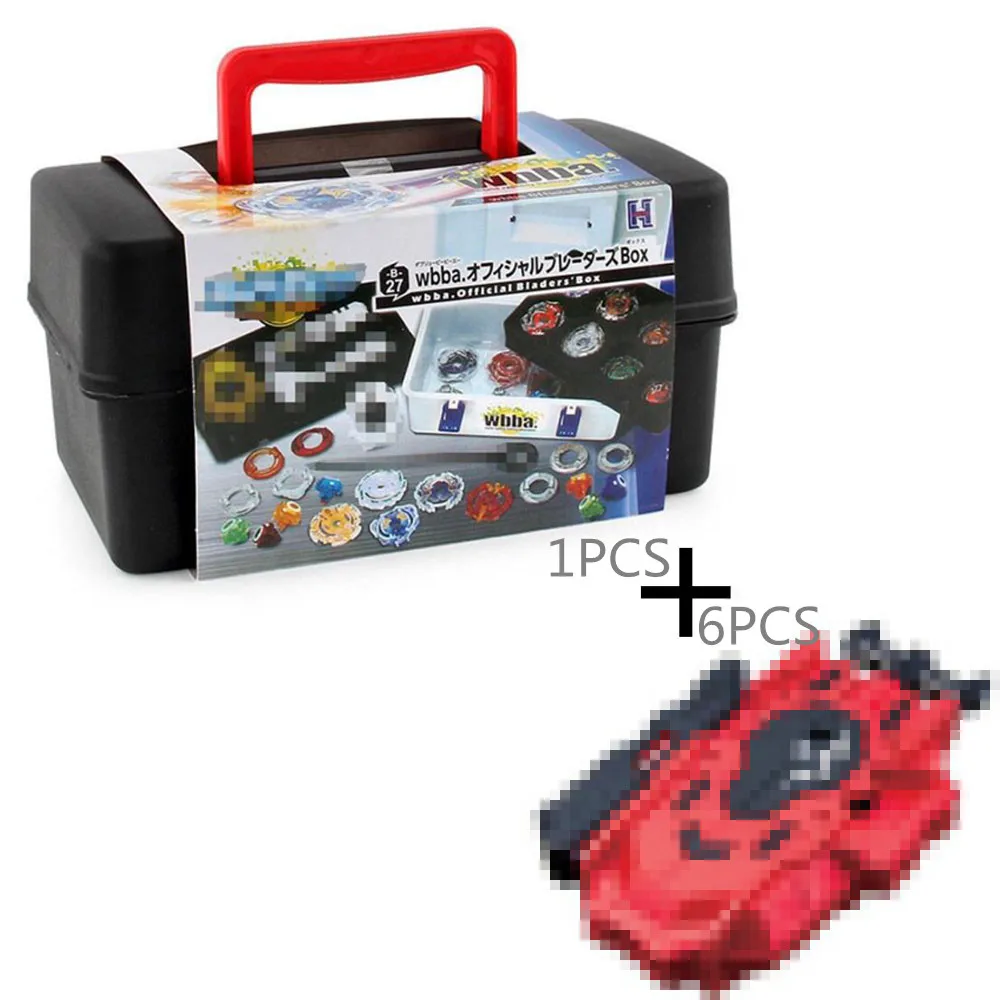 

Portable Spinning Burst Gyro and Launcher Receiving Box Storage Case w/ Foam Accessory Official B-88 Bey Launcher LR New B88 RED
