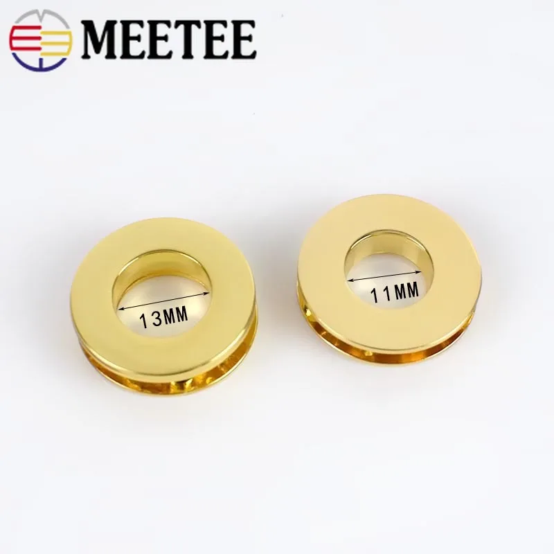 Meetee 4/10 шт id11/13 мм Металлическая петелька с винтовой пряжкой уплотнительное