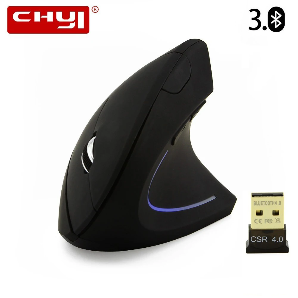 Wireless Bluetooth Mouse Ergonomic 800/1200/1600DPI Colorful Backlit