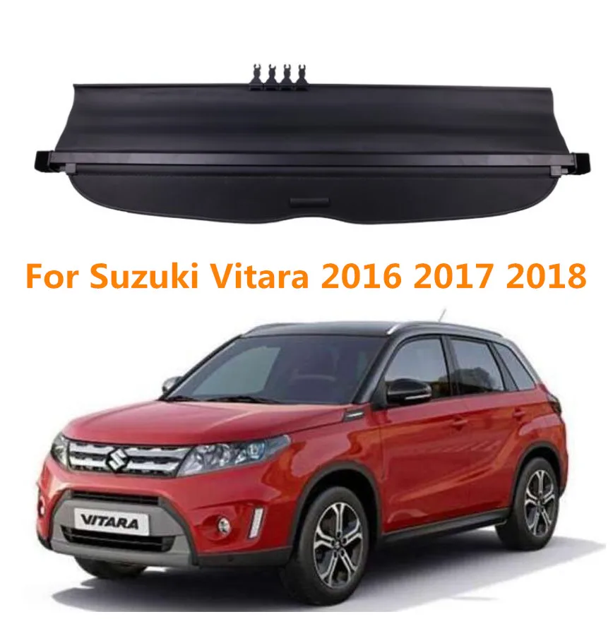 

JINGHANG Car Rear Trunk Cargo Cover Security Shield Screen shade Fits For Suzuki Vitara 2016 2017 2018