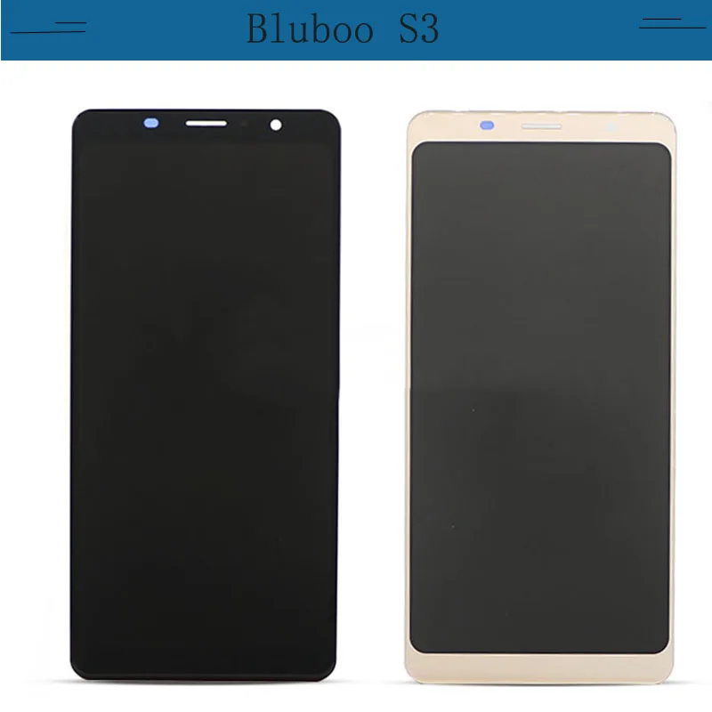 6,0 дюймов для Bluboo S3 ЖК-экран+ кодирующий преобразователь сенсорного экрана в сборе запасная часть золотой черный цвет