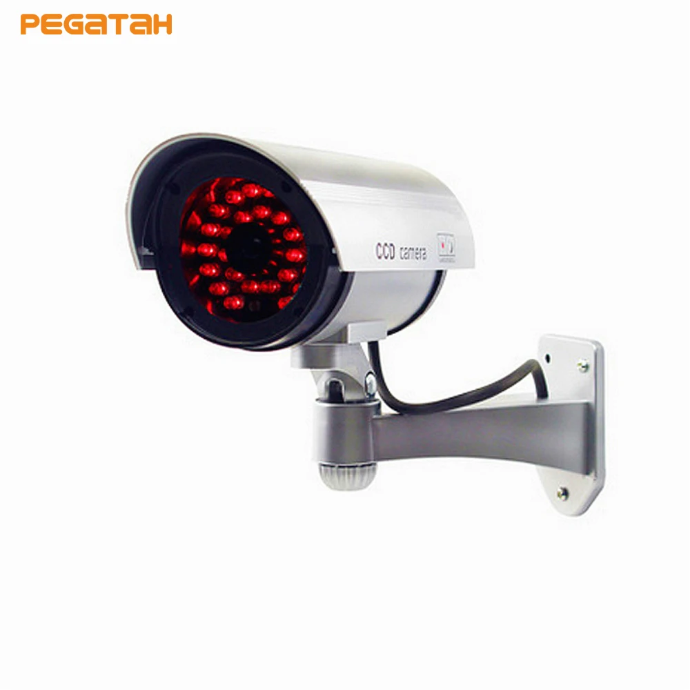 

Dummy/Fake Camera AA Battery for 30Pcs LED Outdoor Indoor Surveillance Security Camera Bullet CCTV Camera Home Security