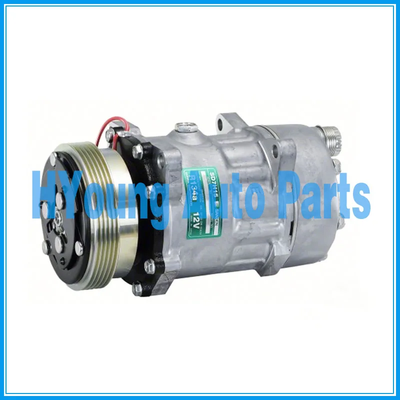 

198137 98462134 auto ac compressor for SANDEN SD7H15 6453NR FIAT DUCATO 2.8lt DSL SANDEN SD7H15 7882 12V 5PV 117MM HTO R134a