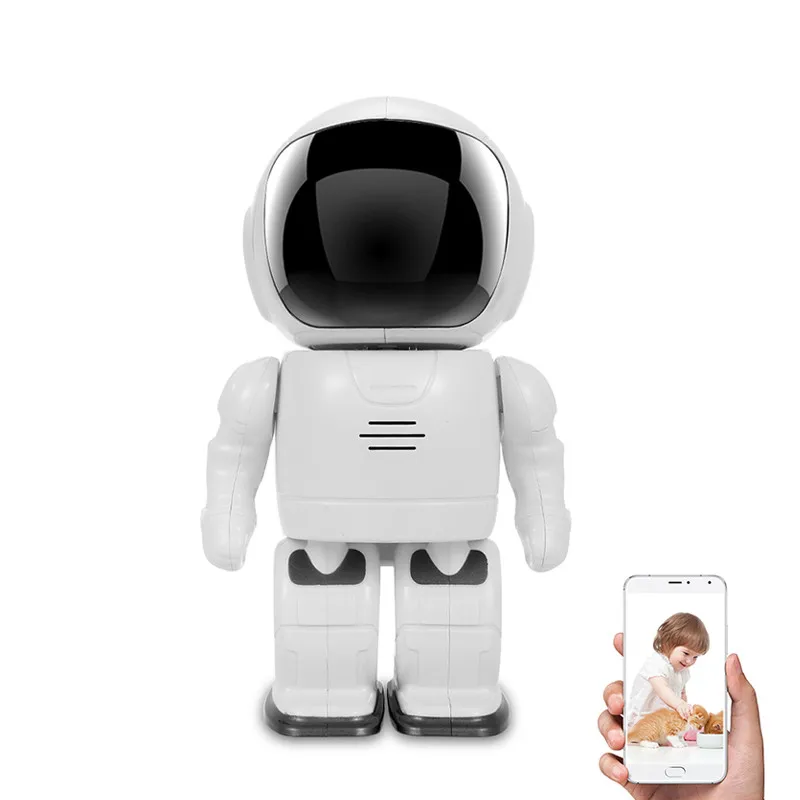 

New 960P HD WiFi IP Robot Camera Smart Security Monitoring P2P Night Vision Motion Detection Video Camcorder Phone App Control