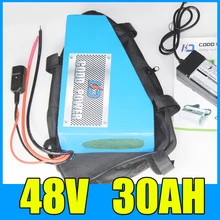 electric bike battery 48v 30ah Triangle lithium ion NCR18650PF 48V 1500W Free 6A Charger shipping and duty