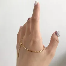 Браслет из стерлингового серебра S925, тренд, свиной нос, пряжка, цепочка, браслет, дикие женские Девушки, серебряные ювелирные изделия, ручная работа