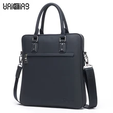 UniCalling Классическая Вертикальная Повседневная Деловая мужская кожаная сумка из натуральной кожи, мужская сумка-мессенджер, мужские деловые сумки из кожи