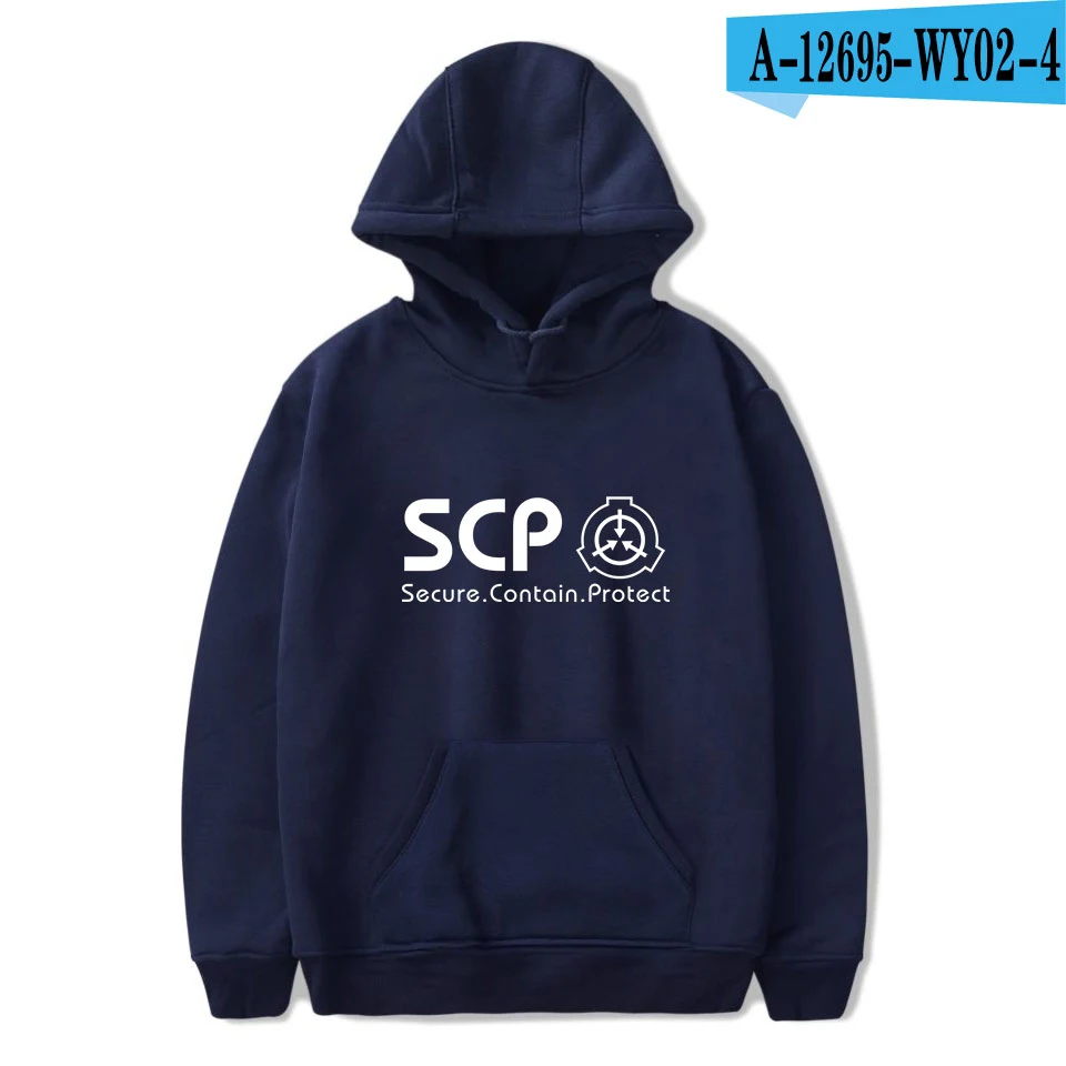 Scp Foundation Последняя мода повседневная толстовка с капюшоном крутая Harajuku с круглым вырезом Мужская Женская нейтральная рубашка толстовка с капюшоном - Цвет: As shown