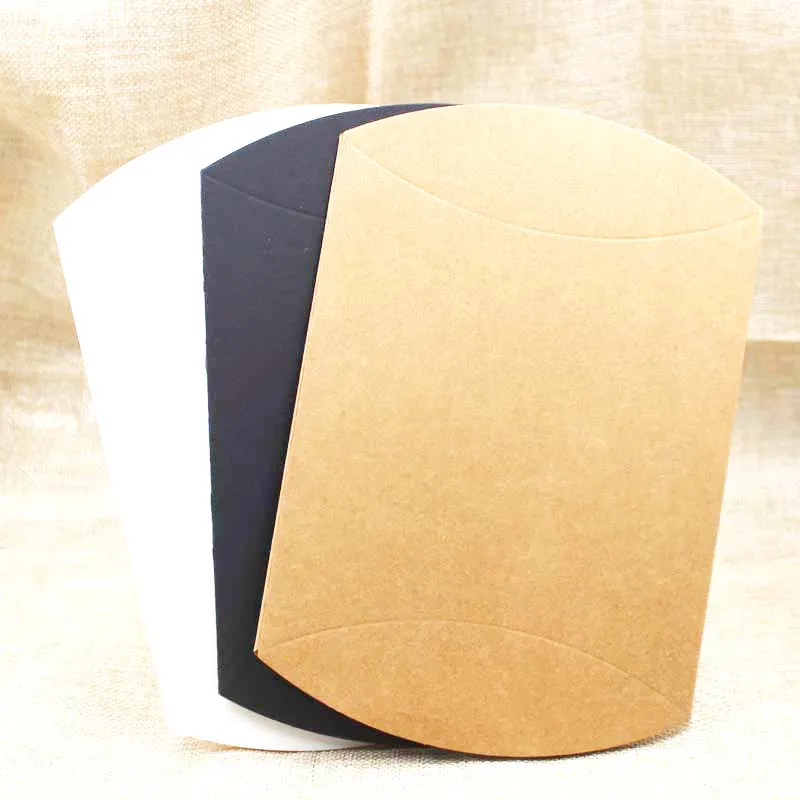 5 шт. в партии mutli размер и цвет коробка для подарков крафт/белый/черная подушка коробка для подарка бумажные изделия демонстрационная Витрина коробка