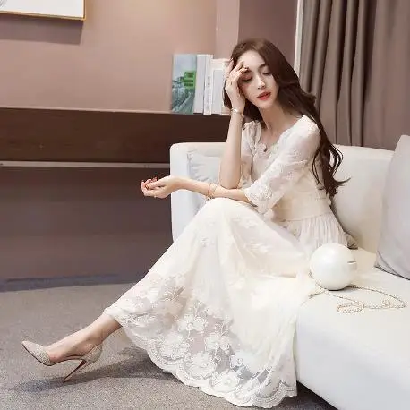 54 Model Baju Renda Korea HD Terbaru