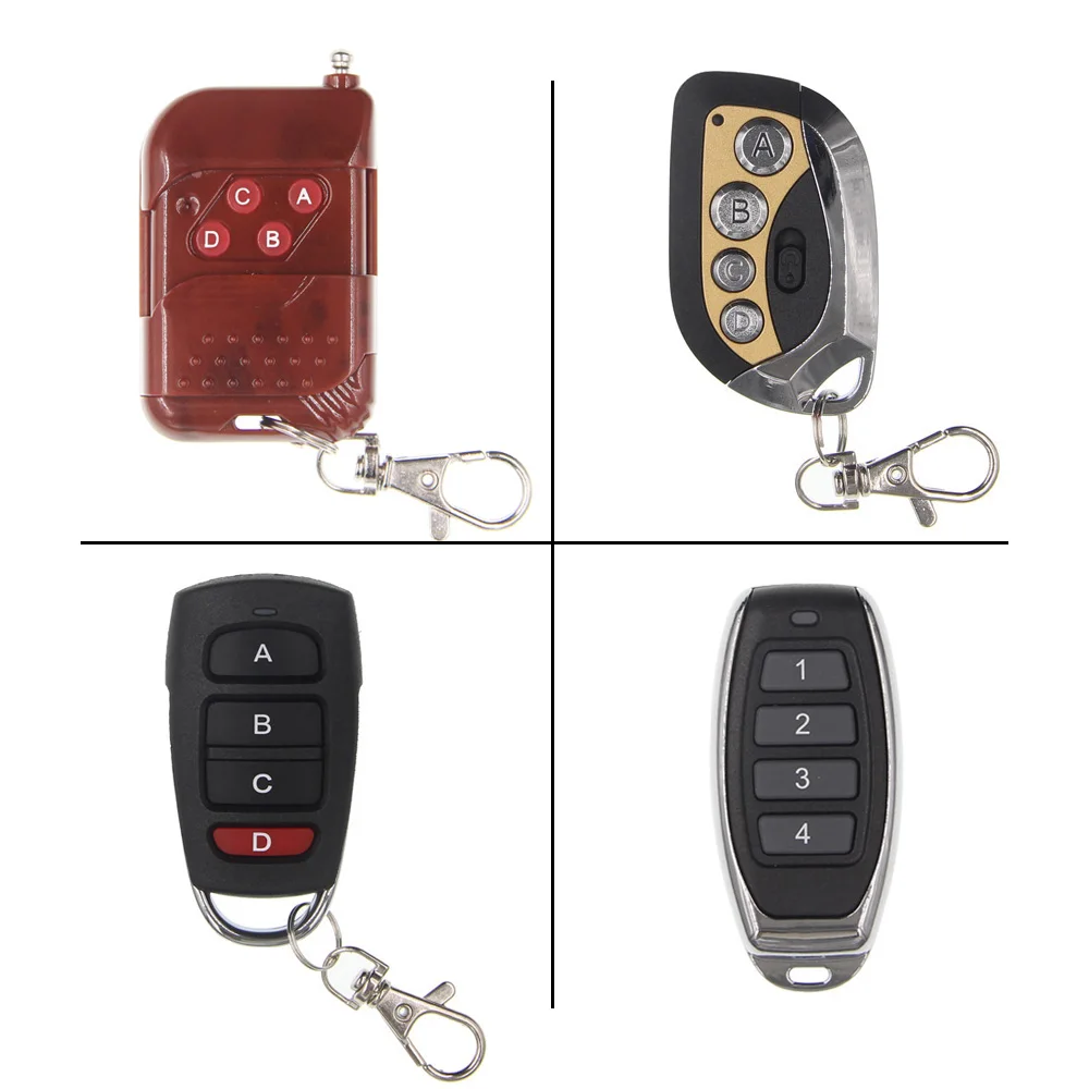 

4 CH 4CH Key RF Transmitter Wireless Remote Control ,315/433 MHz,PT2262 EV1527
