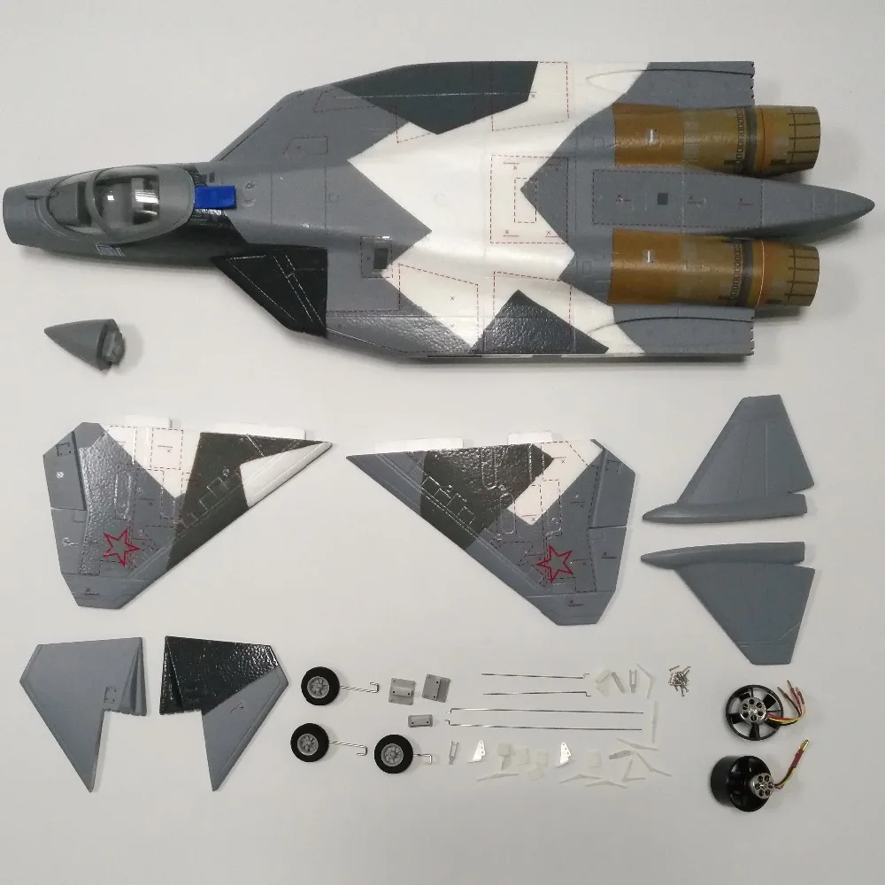 Двойной 50 мм EDF игрушка электрический RC Hobby Jet модель T50 EPO|Радиоуправляемые