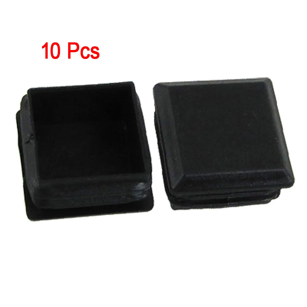 Buy NHBR 10 pcs Black Plastic Square Tube Inserts End