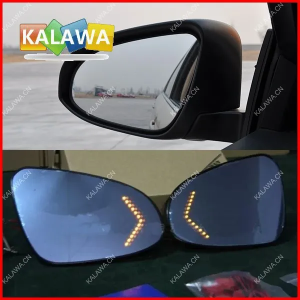 

Blu-Ray Car rearview side mirror with LED arrow turn light Customized case for Toyota Cam.ry 2012 1A Freeshipping GGG