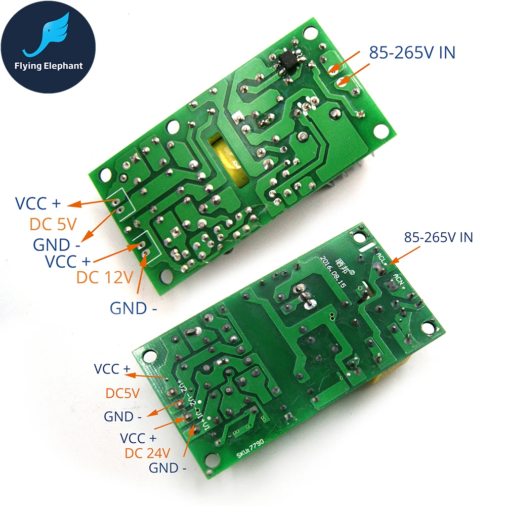 AC220V к DC5V и DC 12 В 24 в двойной выход полный изолирующий выключатель питания 1A AC-DC 5 в 12 В 24 В понижающий модуль