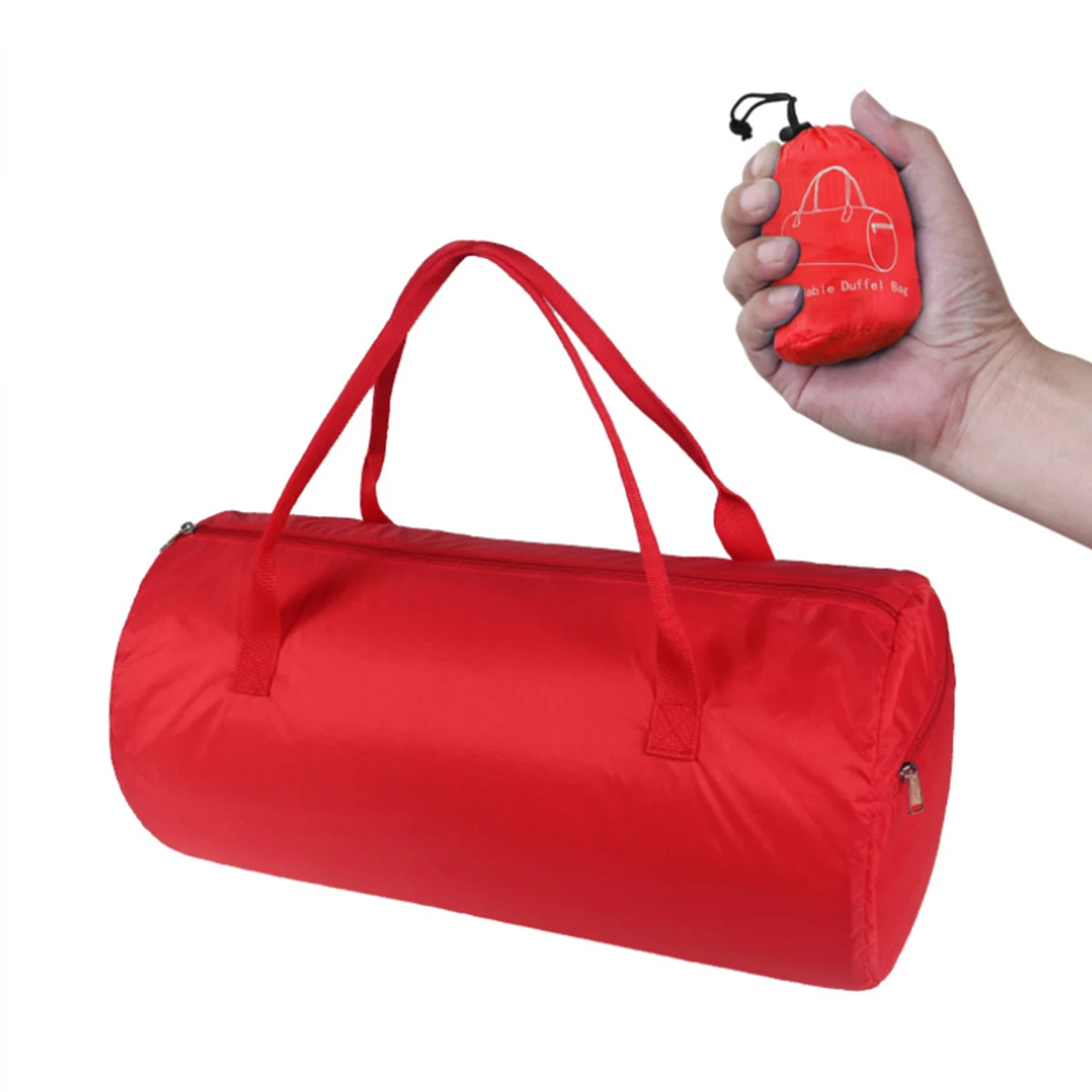 18L унисекс складной рюкзак сумка для походов ультра освещение легкий открытый спортивный рюкзак Водонепроницаемый складной рюкзак для путешествий - Цвет: Red