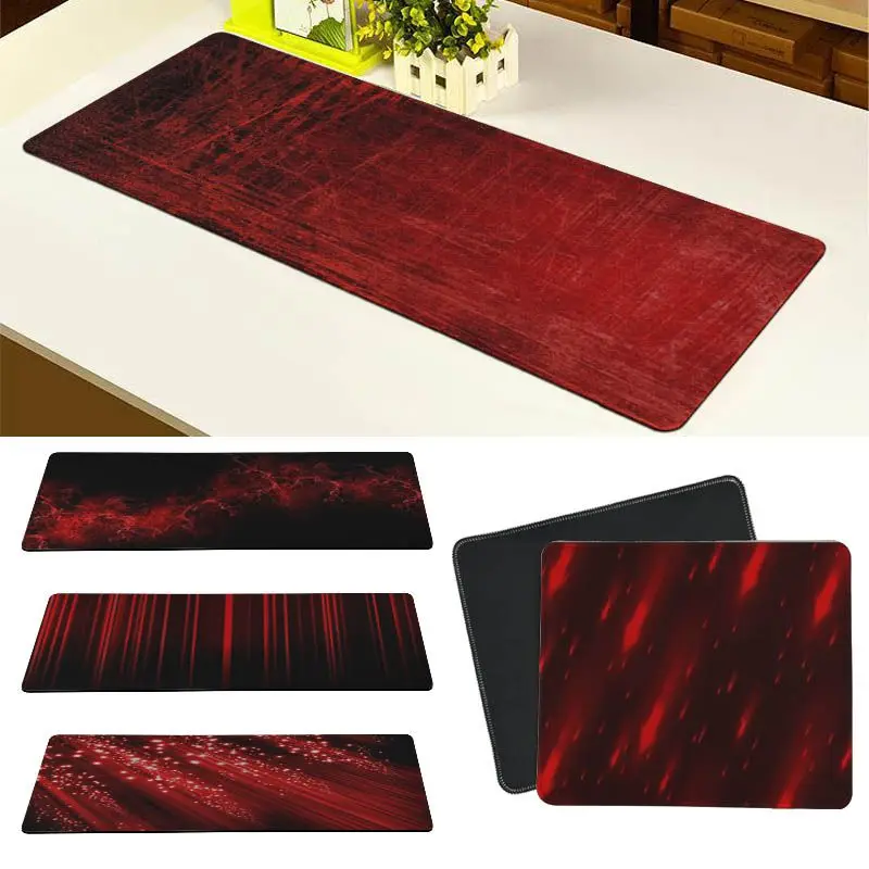 MaiYaCa Лидер продаж абстрактные красная Силиконовая накладка для Мышь игровой коврик для мыши Мышь коврик клавиатура коврик, подложка под стол для cs go