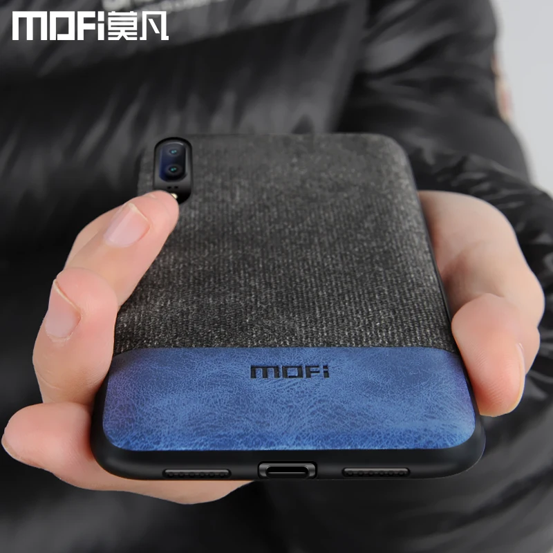 Huawei-P20-case-cover-Huawei-P20-Pro-back-cover-silicone-edge-fabric-protect-case-coque-MOFi