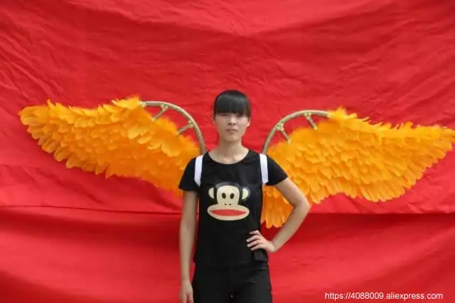 

adults orange angel wings large purple fairy wings for Christmas Halloween Grand event decoration adults feather wings