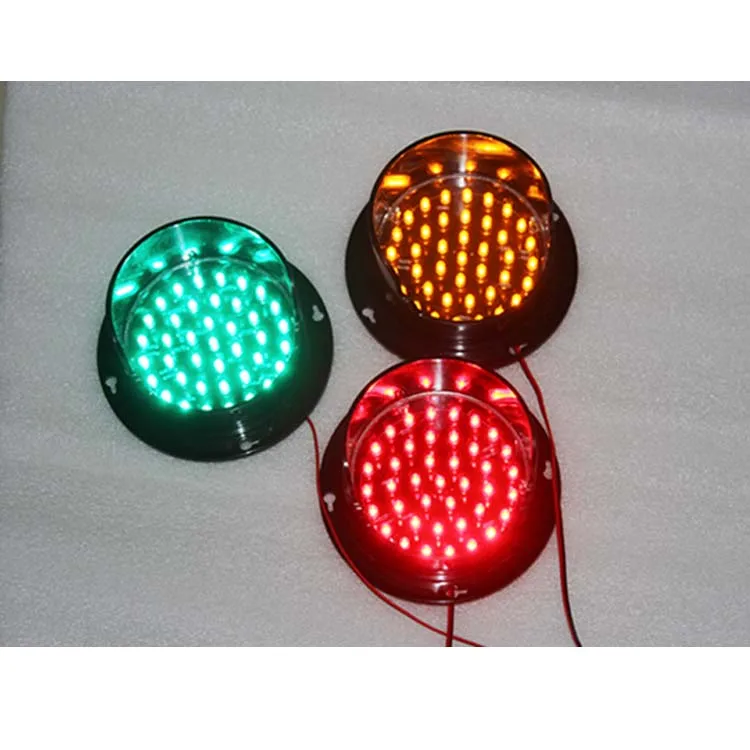 Mini 100mm waterproof DC 12V or DC24V red light LED traffic light replacement traffic light replacement