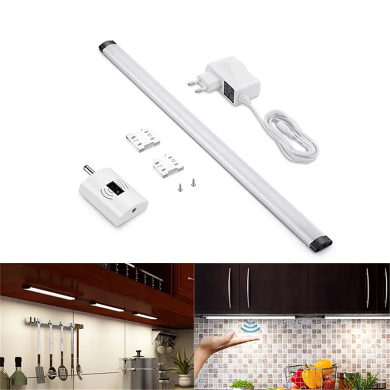 

50CM LED Hand Sweep Scanning Switch Motion Sensor Cabinet Light Night Lamp Closet Kitchen Home Warm White Indoor Lighting
