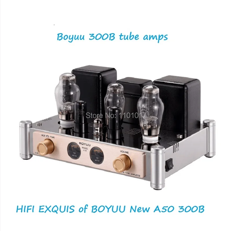 Boyuu A50 II 300B Ламповый усилитель HIFI EXQUIS Reisong 12AT7 6v6 Драйвер лампы одноконцевый встроенный усилитель BYA502