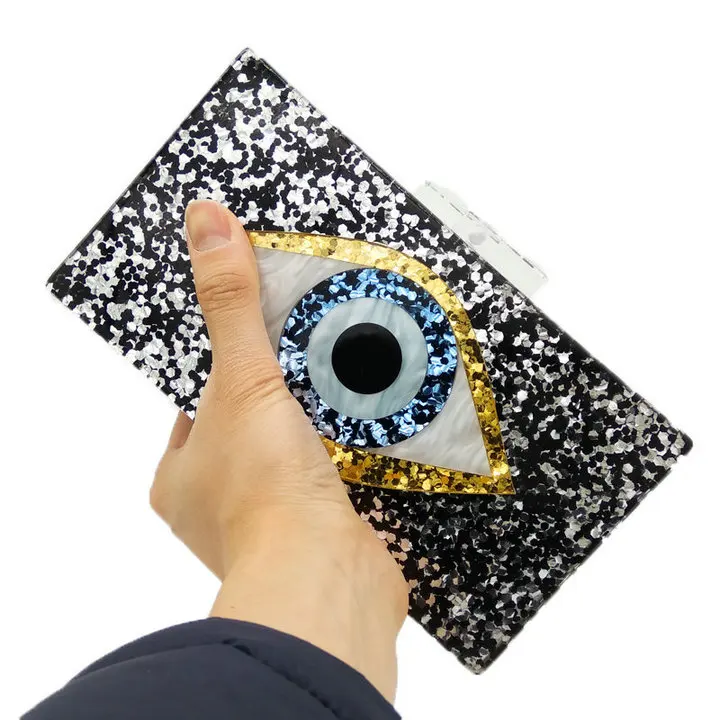 crystal bling cluth bag blue eye (6)