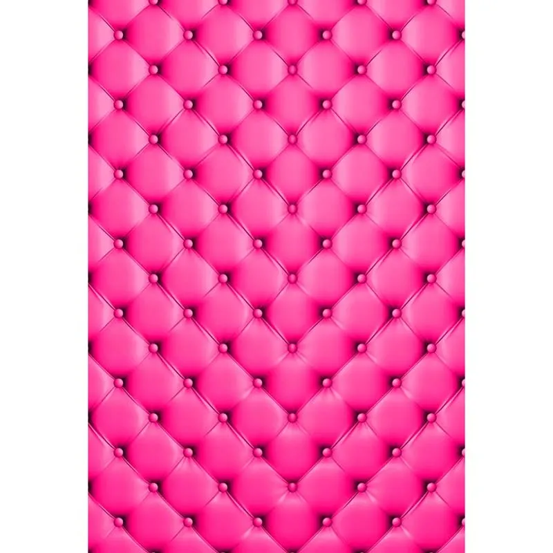 TR 8X8FT vinyl hot pink tufted headboard photography backdrop for
