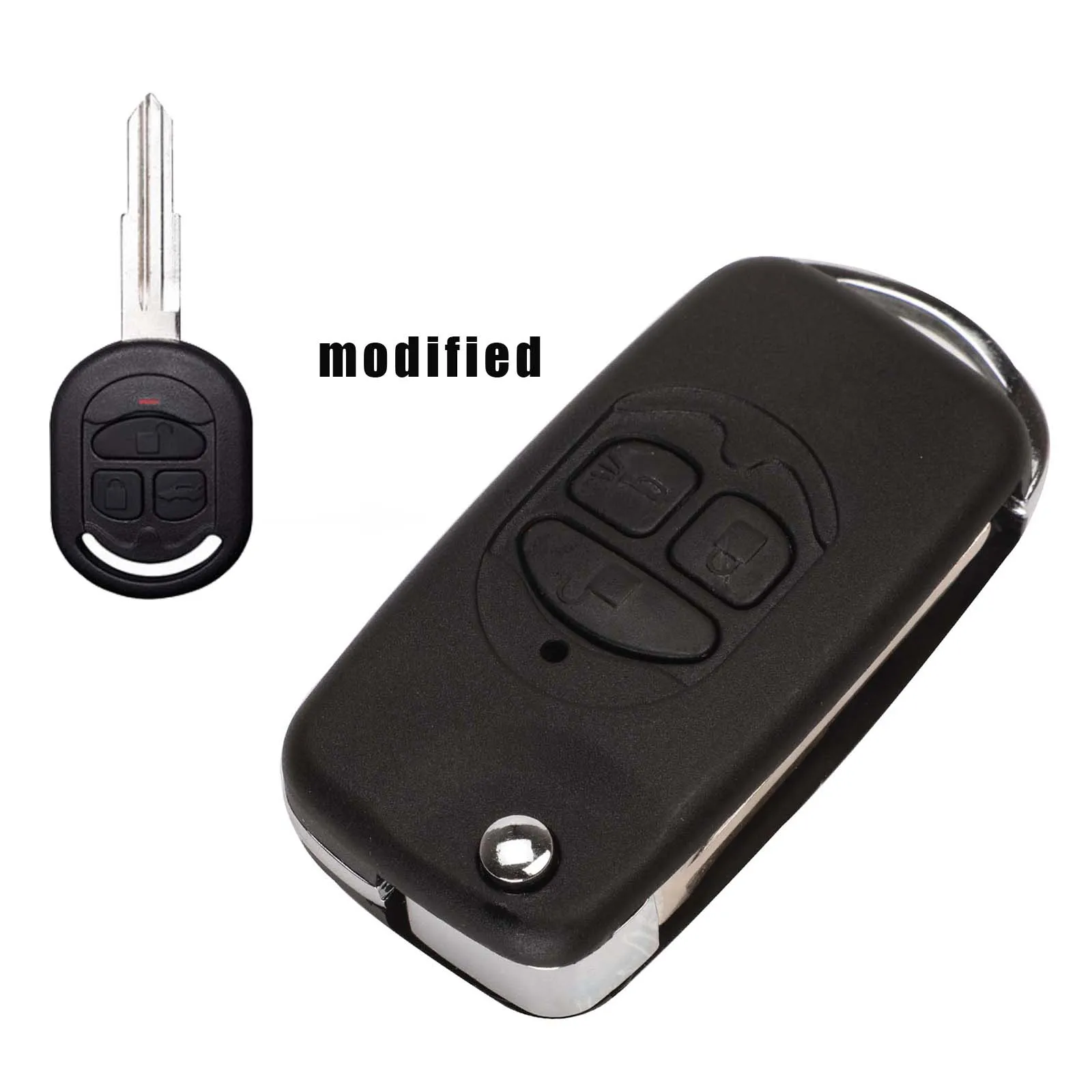 Jingyuqin изменение флип дистанционный ключ для автомобиля в виде ракушки для Шевроле Лачетти Optra модельного ряда Nubira автомобиля карман сигнализации 2005 2006 2007 2008 2009
