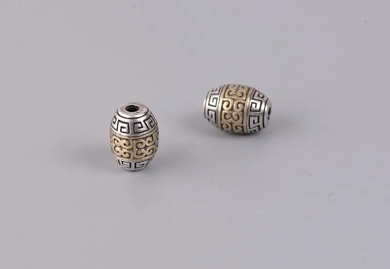 925 Серебряный символ удачи бусины DIY ювелирных изделий удача бисера стерлингового серебра счастливый кулон