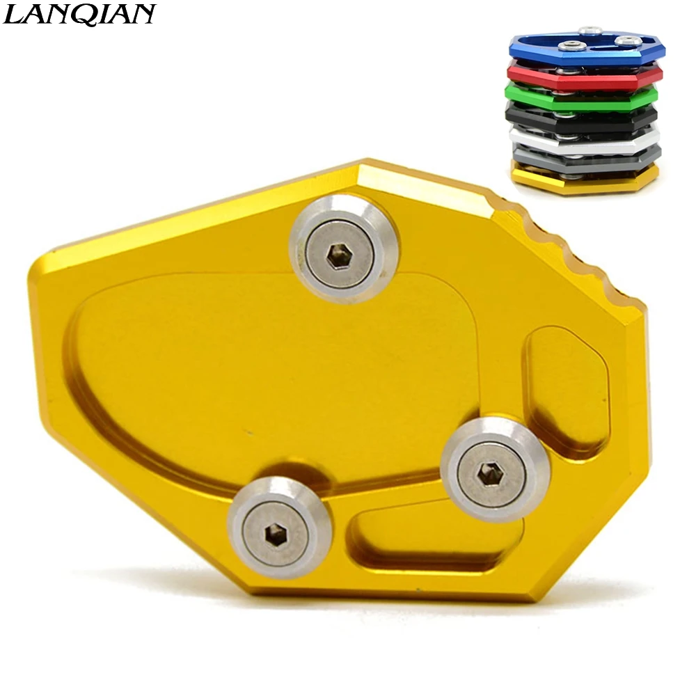 

Motorcycle Kickstand Side Stand Enlarge Pad Extension Support Plate For yamaha MT07 MT 07 MT-07 FZ6-S2 ABS FZ6R FZ 6R XJ 6 XJ6