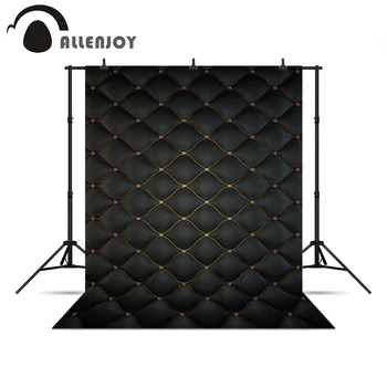 

Allenjoy Photo background Black headboard bed gold diamond fashion birthday portrait professional vinyl backdrop photo studio