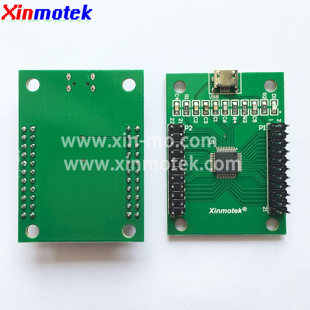 10PCS of Xinmotek XM-10 Only PCB Without Wires 2 Players Arcade Game Controller / DIY Arcade Joystick Machine Accessories