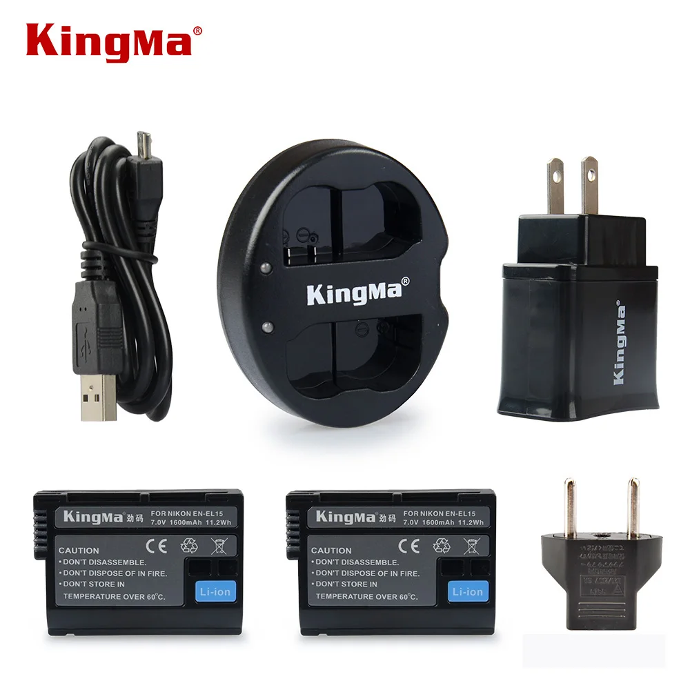 EN EL15 Digital Batteries EN EL15 ENEL15 Camera Battery Pack For Nikon