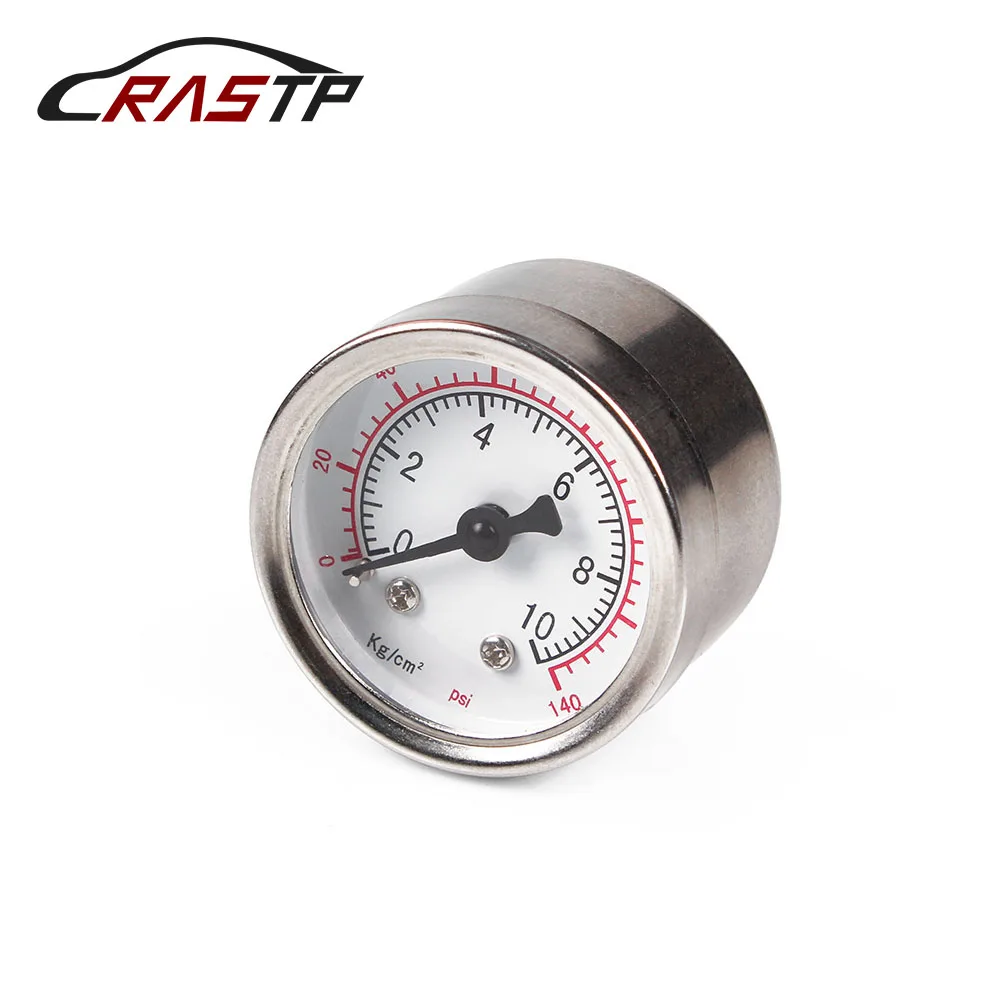 RASTP 1/8 NPT поток топлива Манометр жидкости 0 140PSI масляный манометр топливный датчик