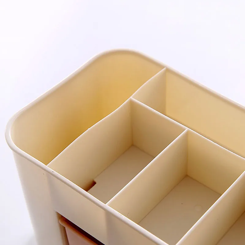 1 Pcs Portable Plastic 6 Grids Makeup Storage Box For Lipstick Holder Organizer Nail Polish Display Stand