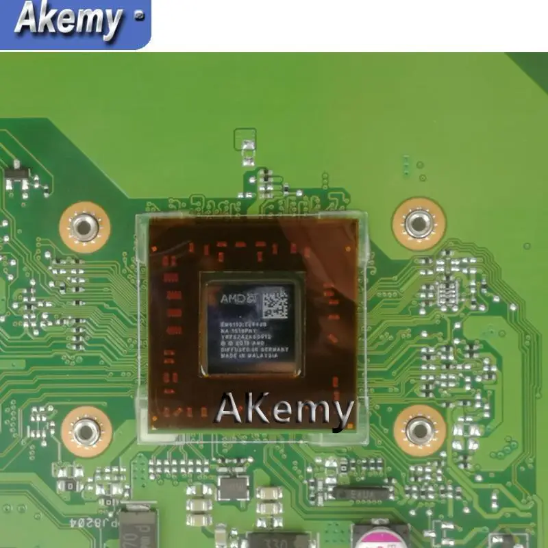 Akemy X550WA материнская плата для ноутбука ASUS X550WA X550WAK X550W X550WE X552E X550EP X550EA Тесты материнская плата 2G Оперативная память/E1-6010 2 ядра