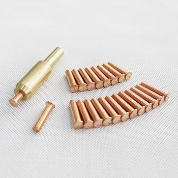 

spot welding electrodes copper screw M6 car body repair dent puller kit spotter stud welder removing dents hand tools workshop