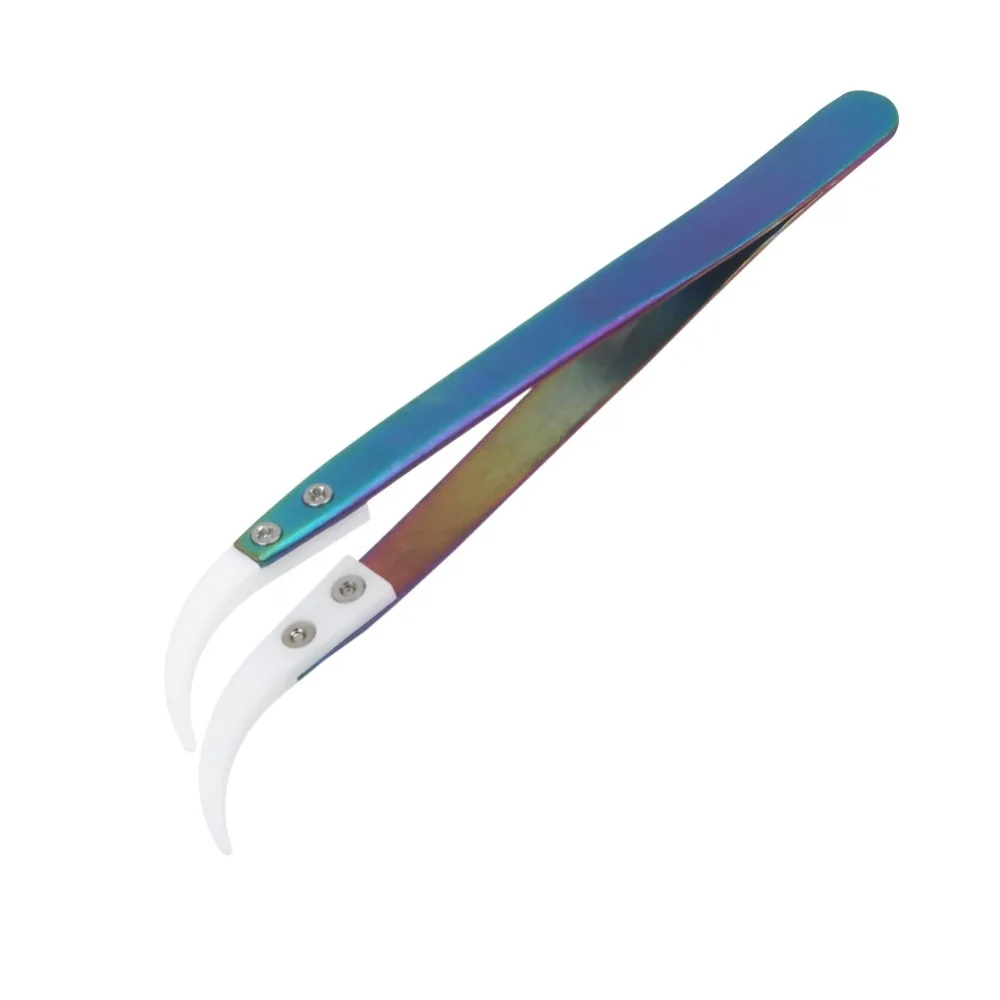 Ceramic Tweezers with Stainless Steel Handle (2)