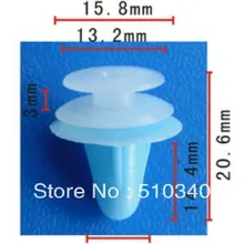 Подходит в 8 мм отверстие автомобилей клипы Дверная панель Фиксатор чехол для Toyota 67771-22010