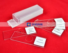 5pcs Glass Bio microscope Prepared Basic Science Biological Microscope Slides Microscopy Specimen for Student