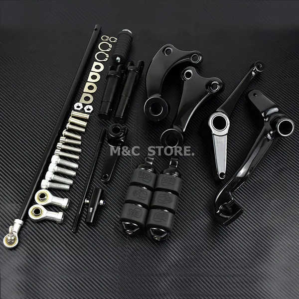Forward Control Pegs Linkage Fit For Harley Sportster 883 1200 91-03 04-13 14-20