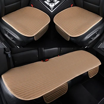 

Car Seat Cover Pad Four Season Fashion Front Rear Back Mesh Leather Seat Auto Summer Cool Cushion Protector Automobile Interior