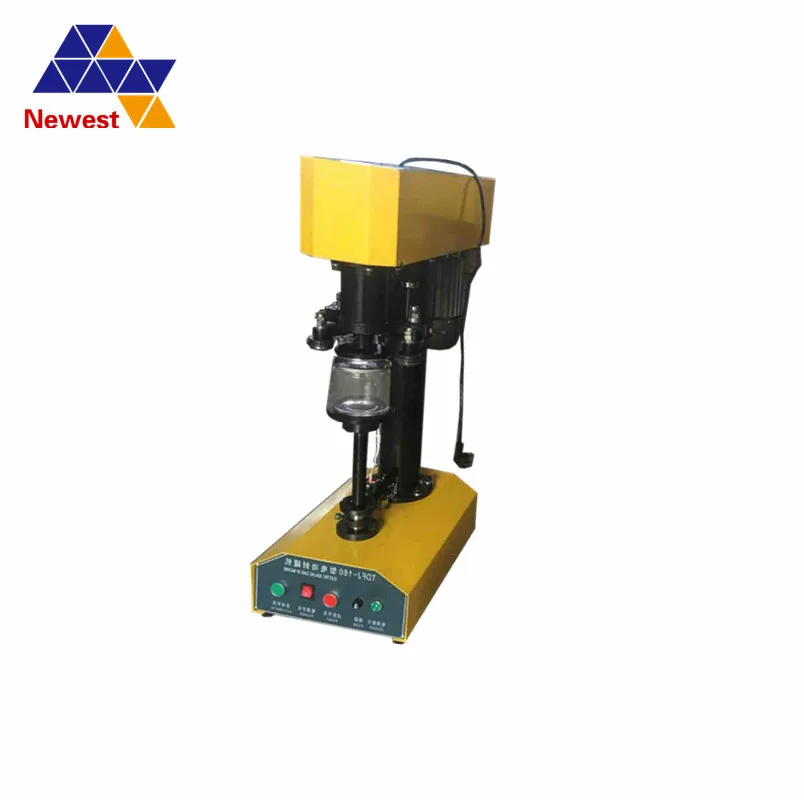 

Factory price small round automatic tin can/milk carton sealing machine/plastic cup sealer machine