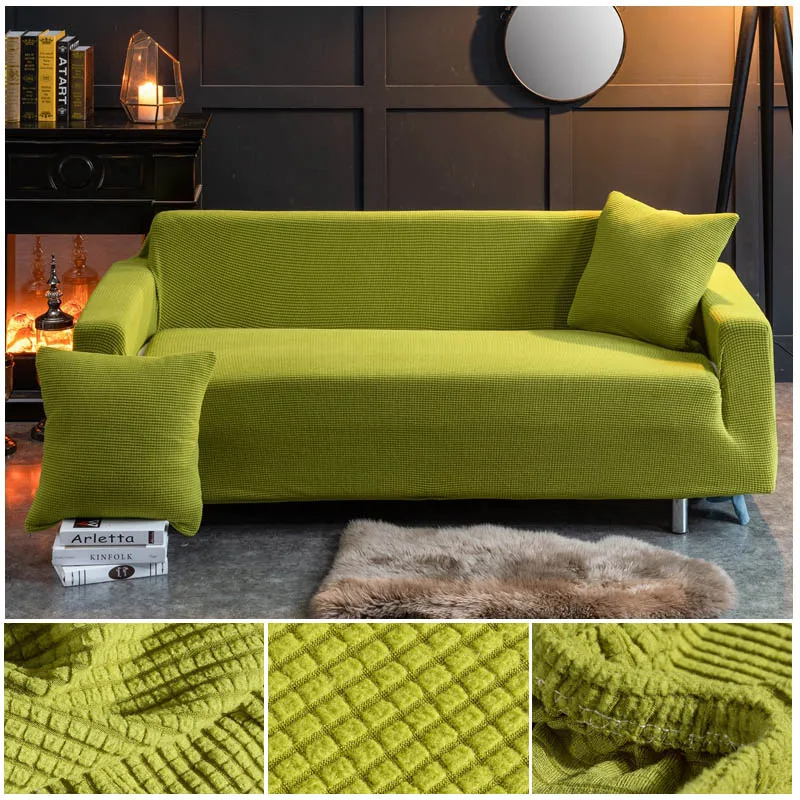 Чехлов диван ткань плюшевая 1/2/3/4 местный диван Чехол толстые диван охватывает эластичный мебель чехол Рождество принципиально диван 1 шт - Цвет: Color 9